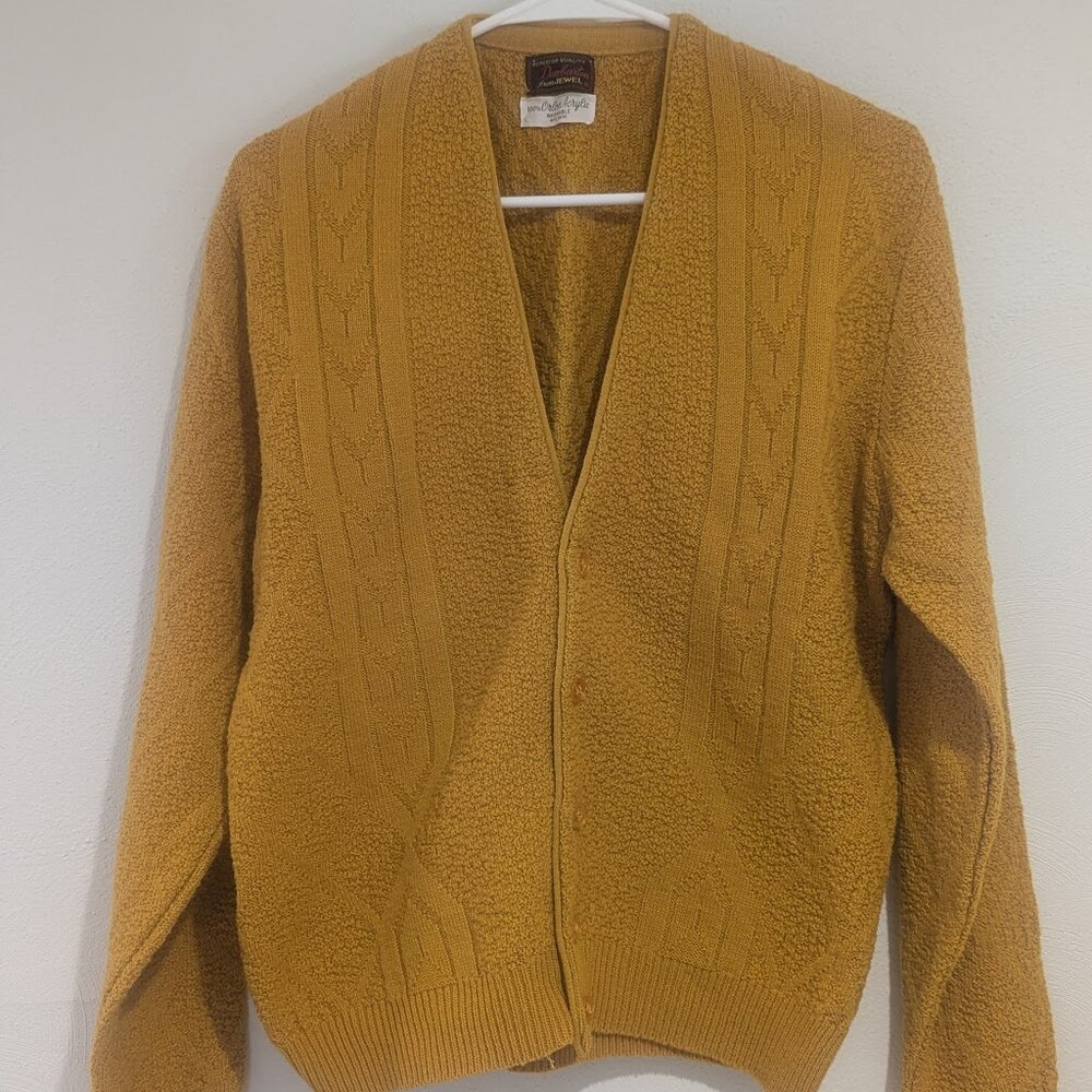 Vintage 1950s Dunbarton Jewel Orlon Acrylic Cardigan Sweater